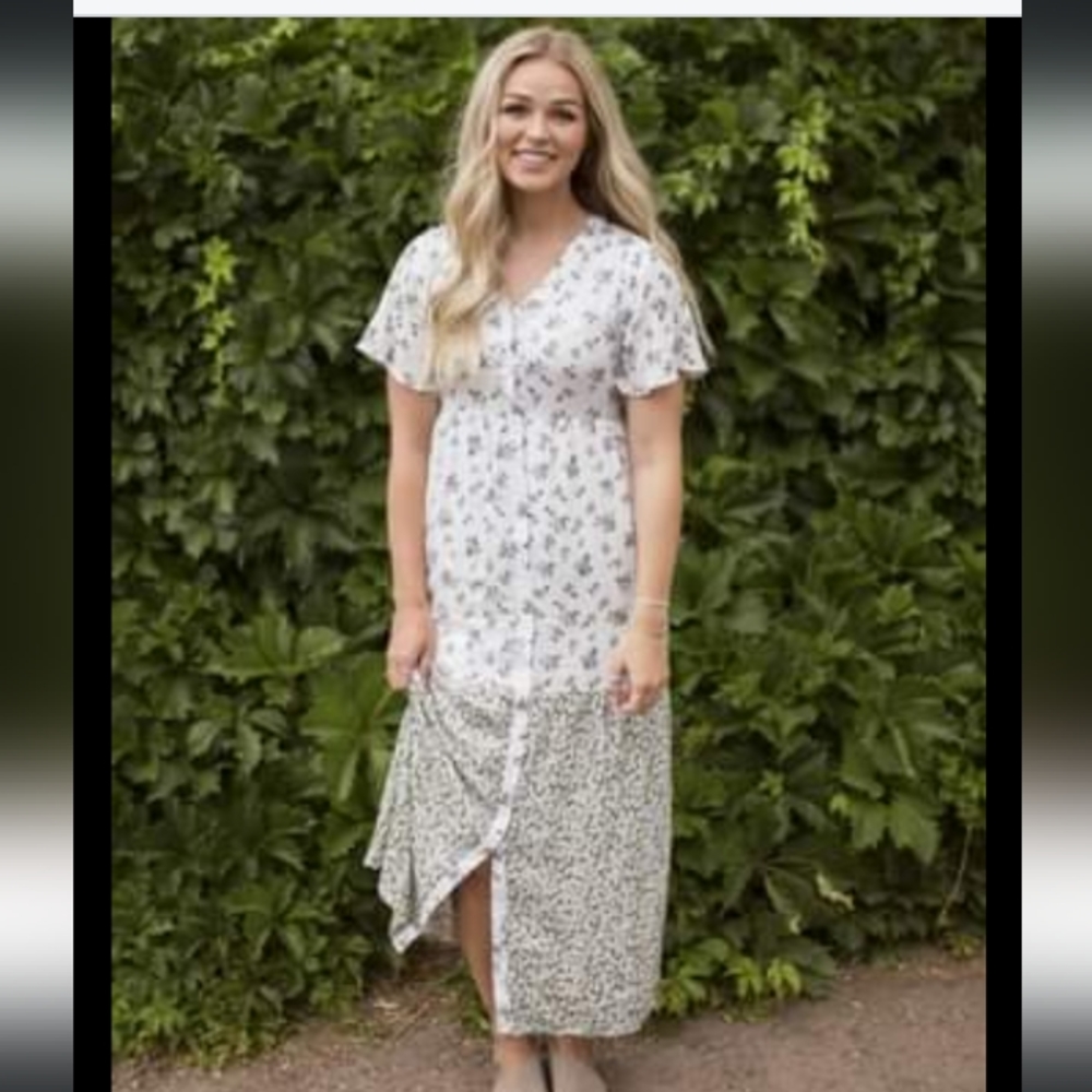Boutique Floral midi dress